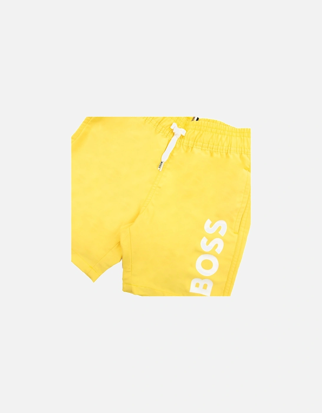Kids Infant Logo Swim Shorts Yellow 528