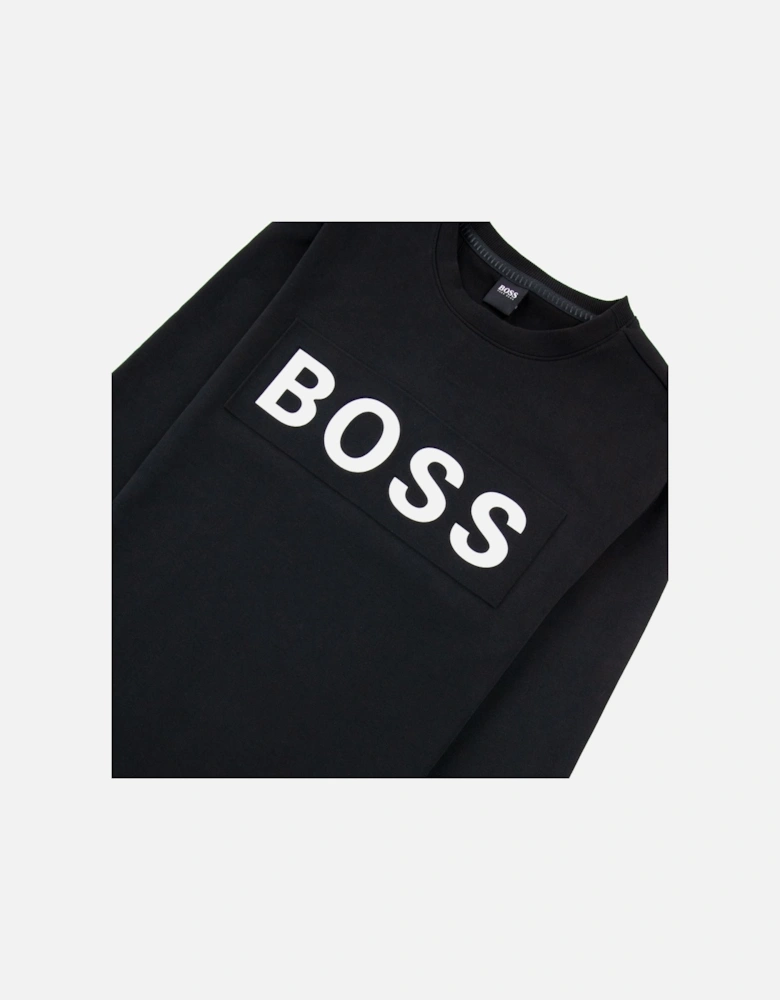 Salbo 1 Printed Logo Sweatshirt Black 001