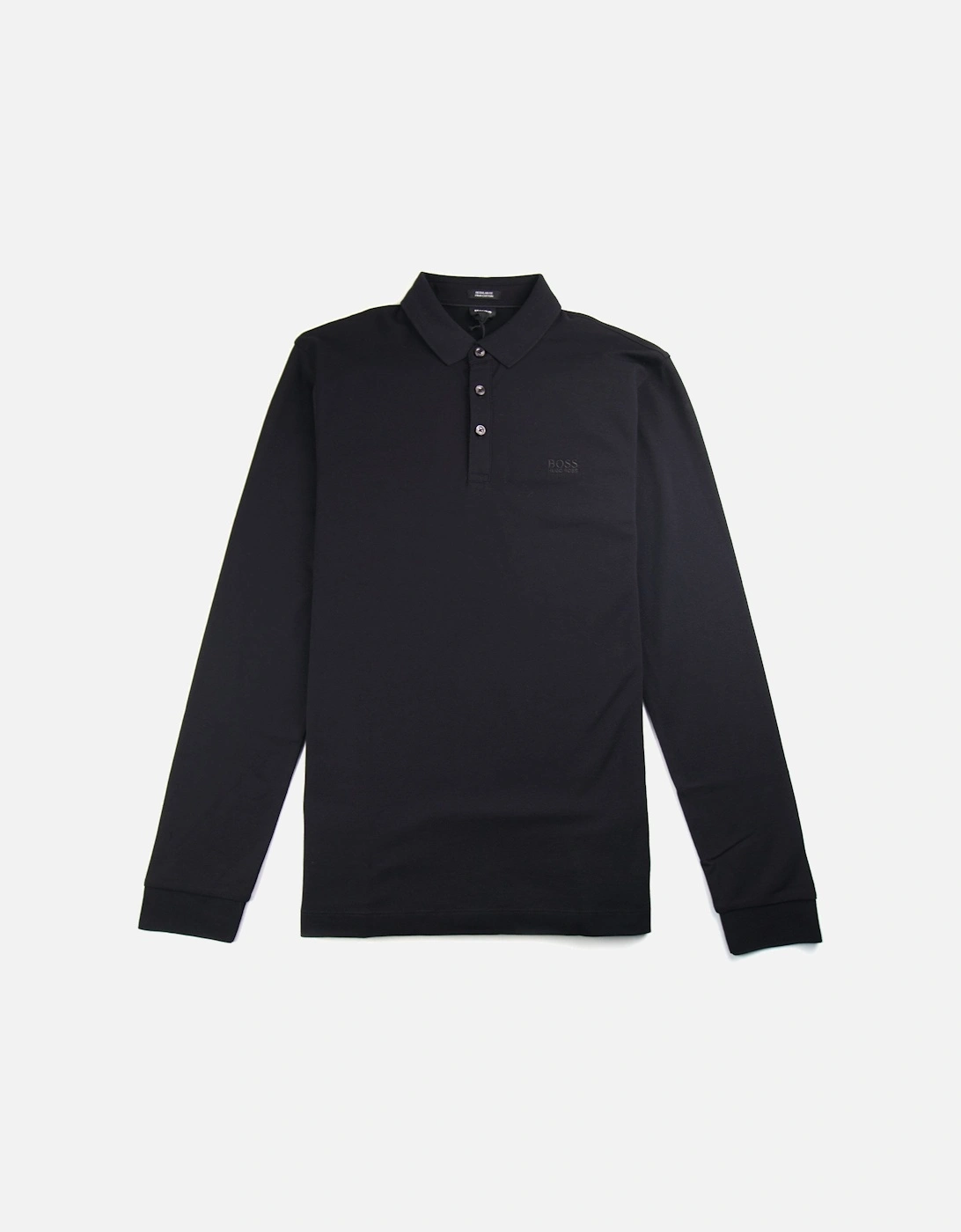 Pado 10 Long Sleeve Polo Shirt Black, 3 of 2