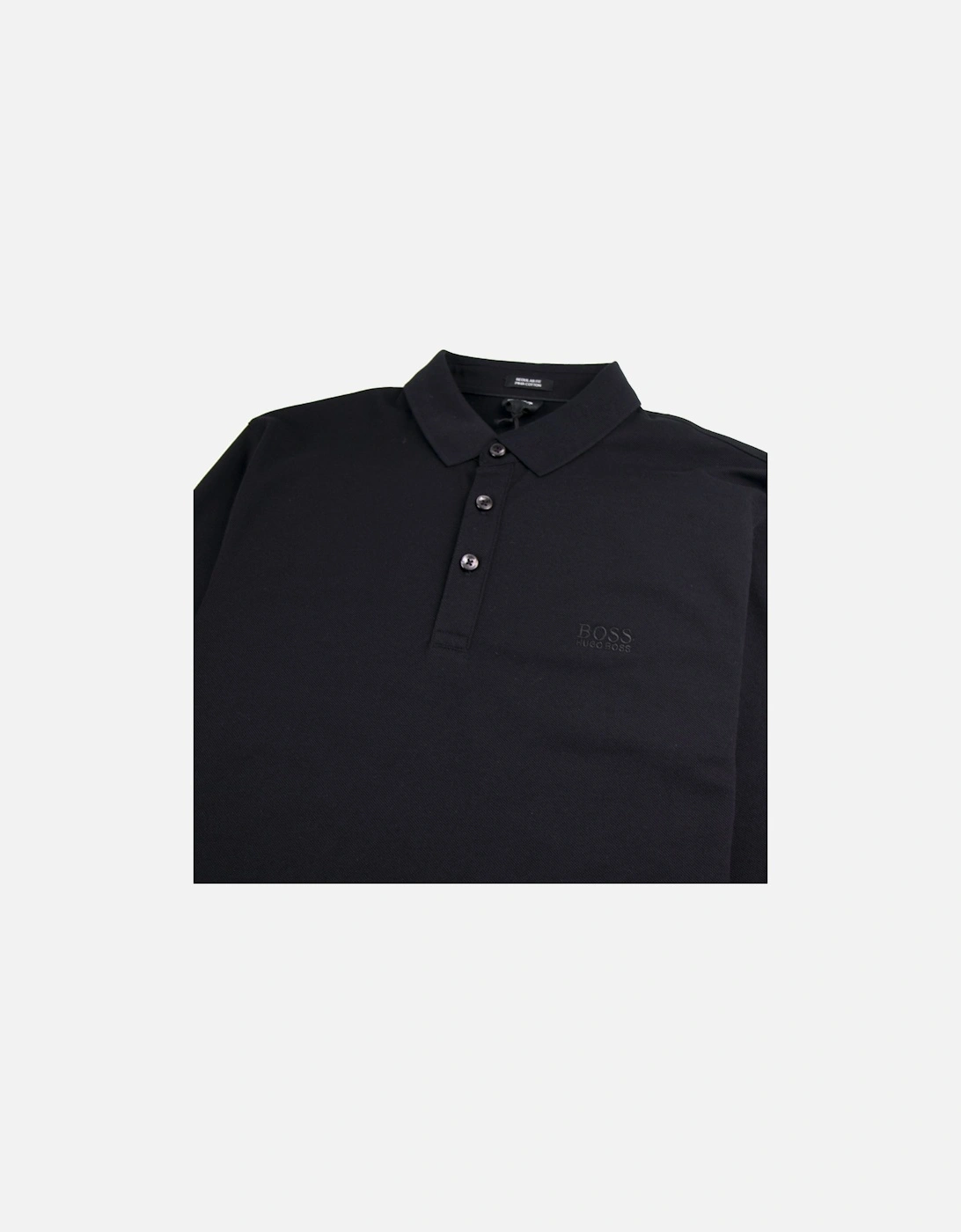 Pado 10 Long Sleeve Polo Shirt Black
