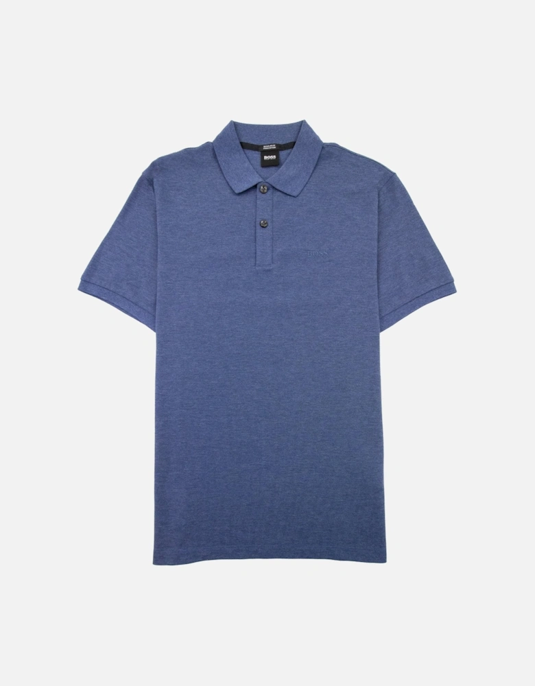 Pallas Polo S/s Marl Blue