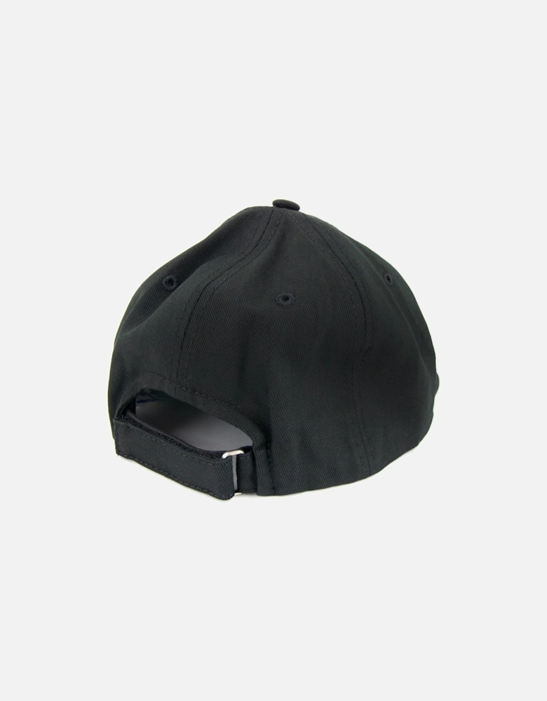 Off White Logo Embroidered Baseball Cap Black/white