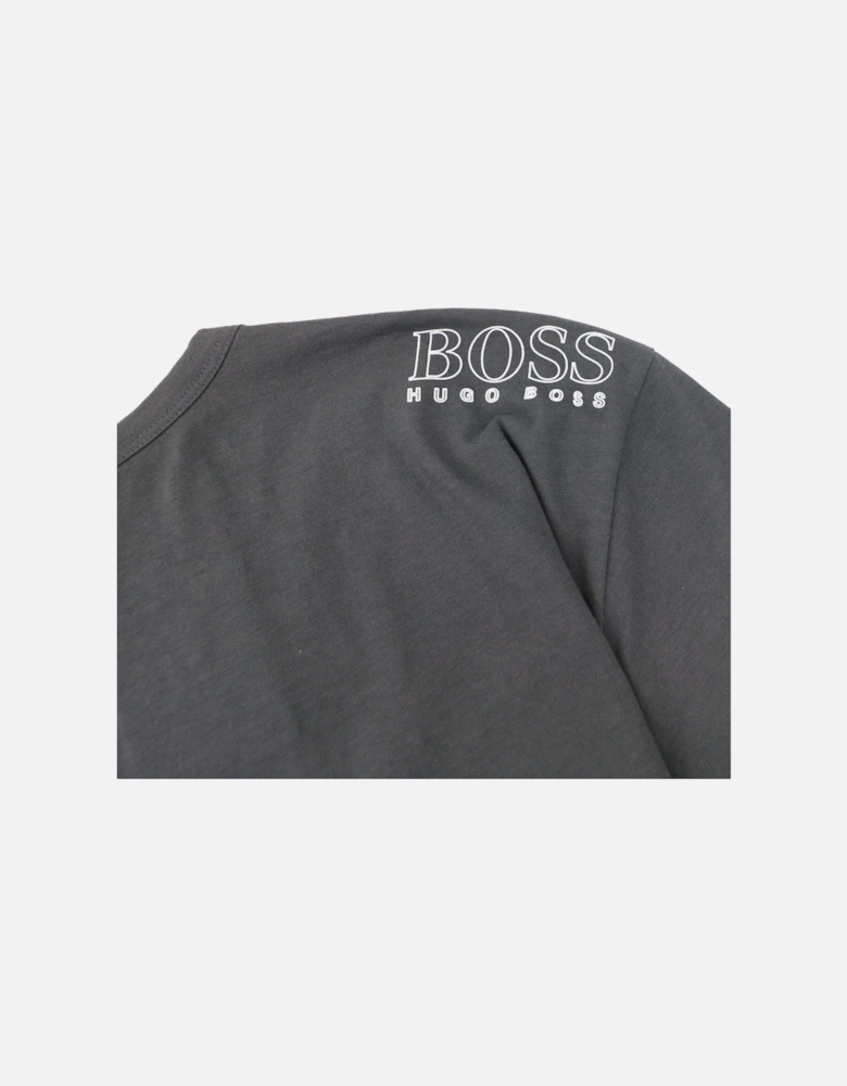 Tee Chest Logo Tshirt Dark Grey