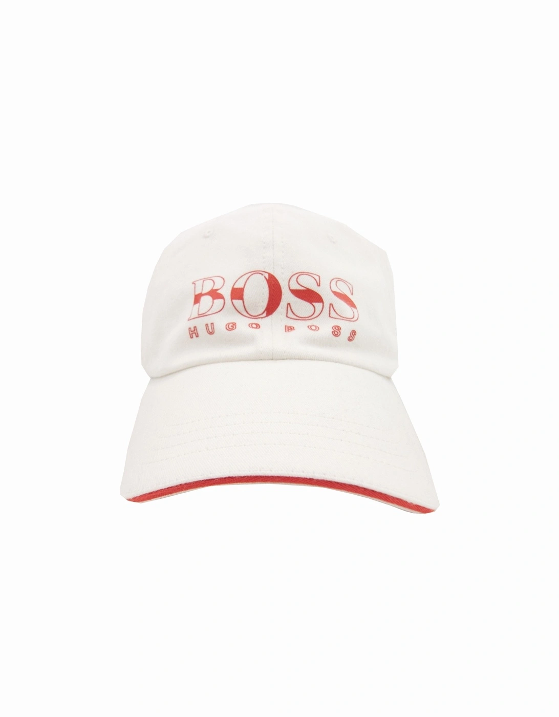 Kids Logo Baseball Cap White, 6 of 5