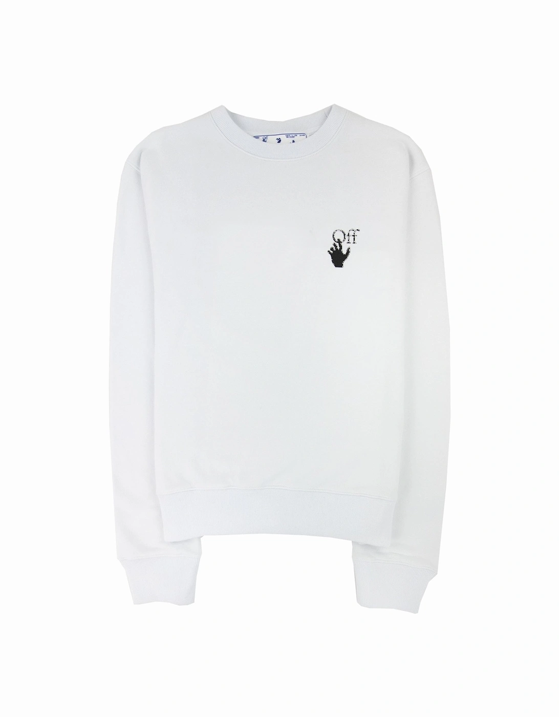 Off White Degrade Arrow Slim Crewneck Sweatshirt White/black, 6 of 5