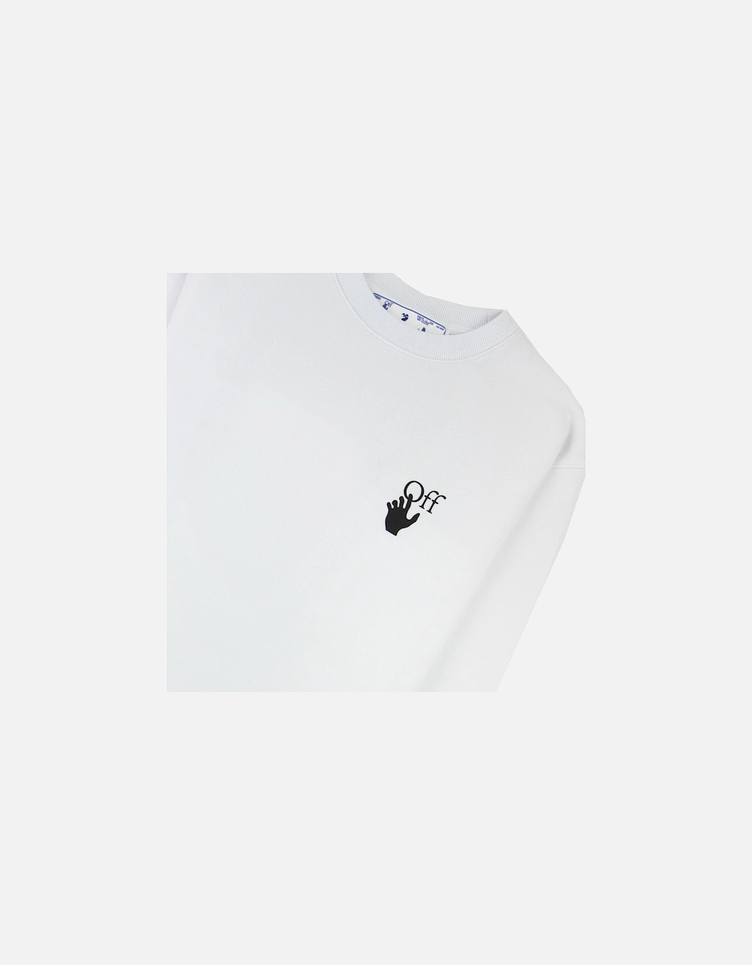 Off White Degrade Arrow Slim Crewneck Sweatshirt White/black