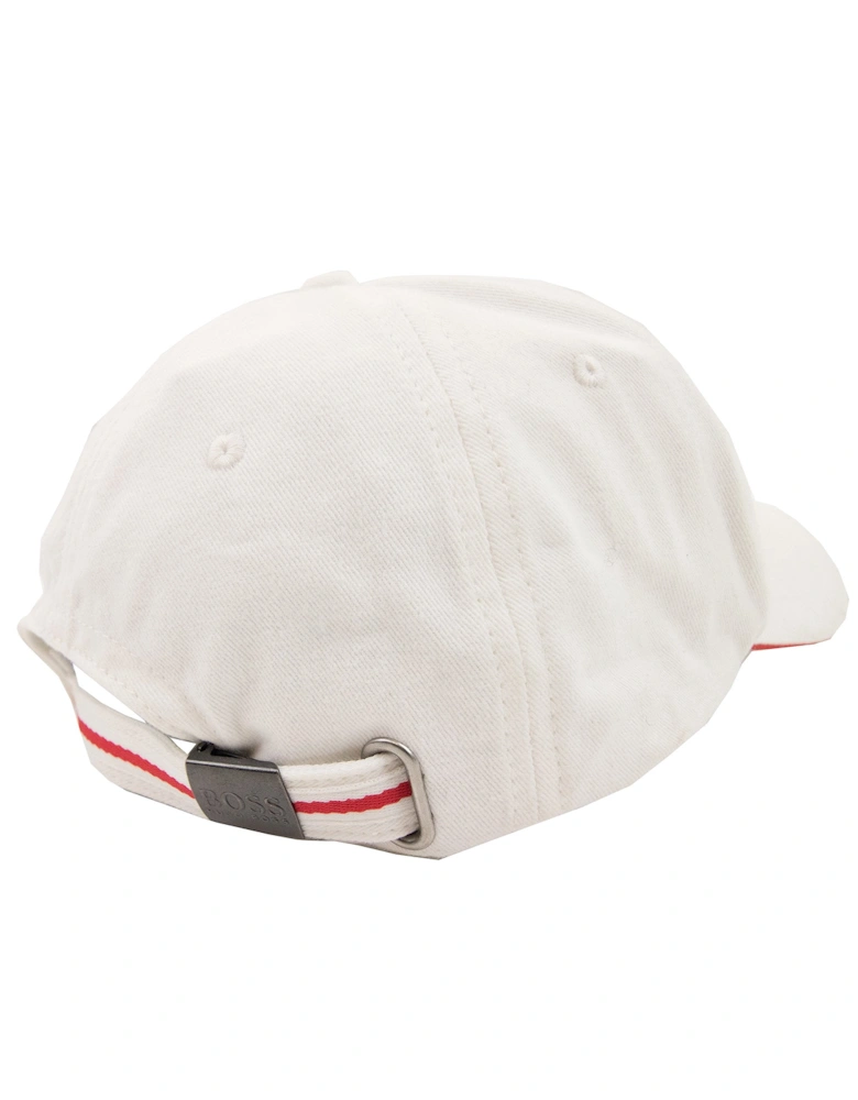 Kids Logo Baseball Cap White