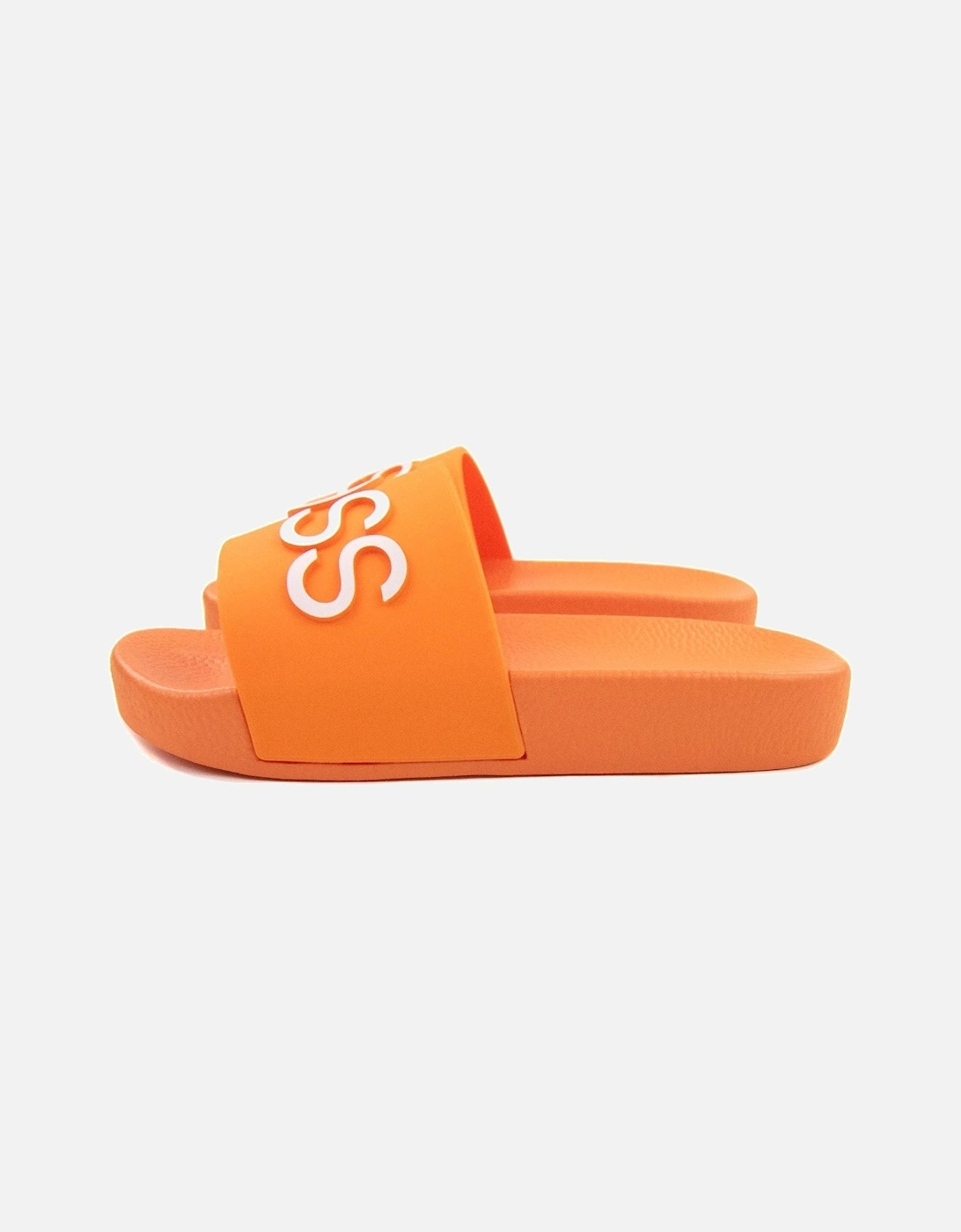 Kids Embossed Logo Sliders Orange 401, 4 of 3