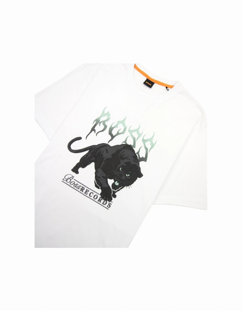Tee Pantera Logo T Shirt White 001