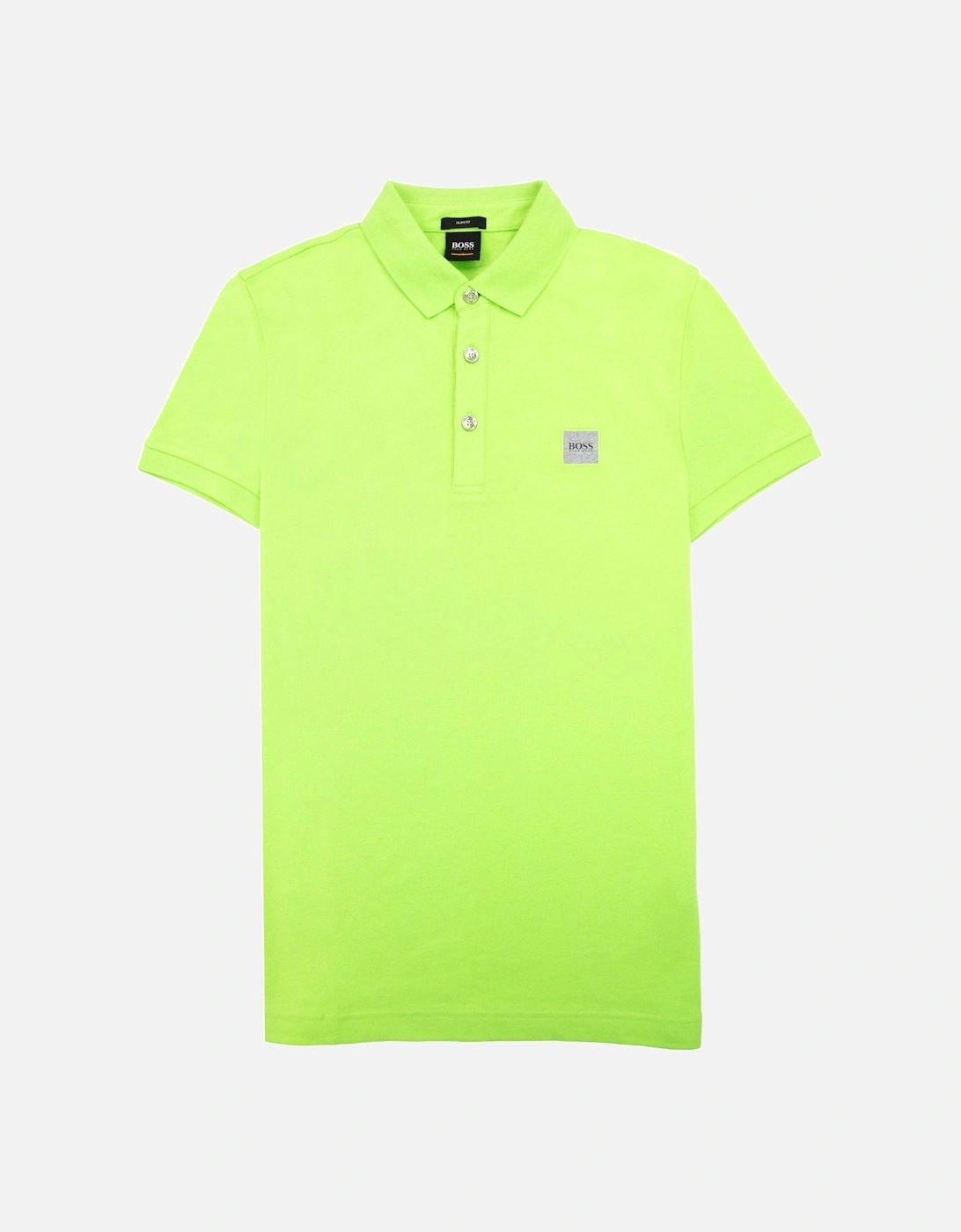 Passenger Slim Fit Patch Polo Lime Green, 5 of 4