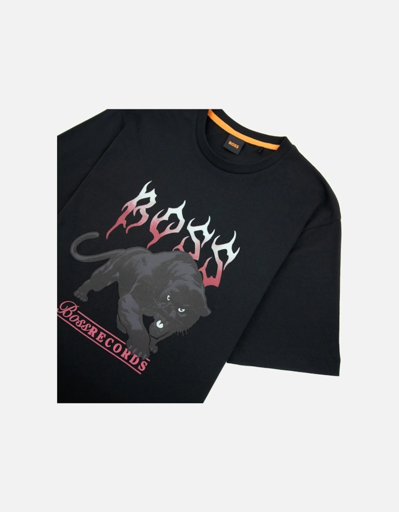 Tee Pantera Logo T Shirt Black 001