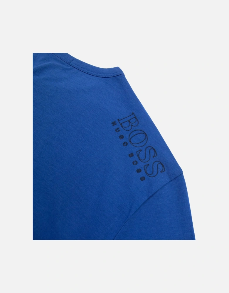 Small Logo Long Sleeve Togn Elec Blue
