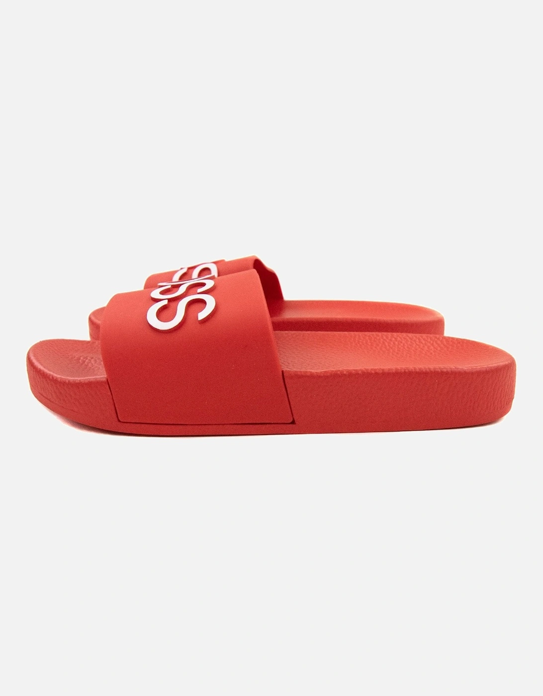 Kids Embossed Logo Sliders Red 991, 4 of 3