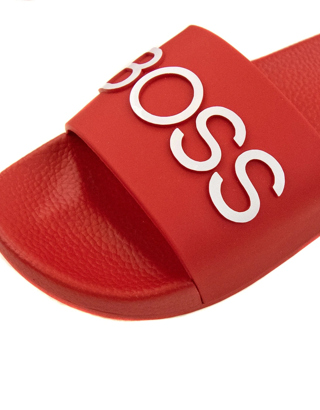 Kids Embossed Logo Sliders Red 991