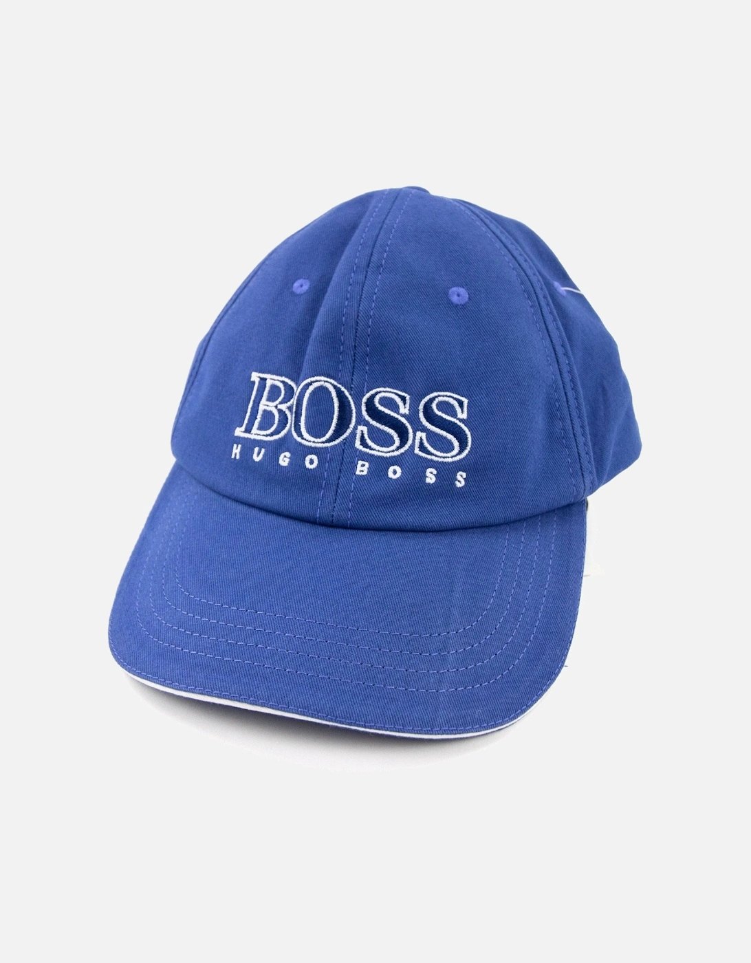 Kids Embroidered Logo Cap Elec Blue, 3 of 2