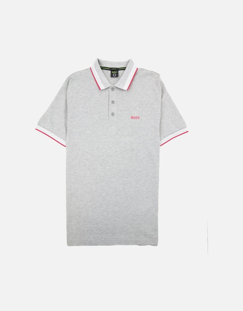 Paddy Embroidered Logo Polo Grey 060