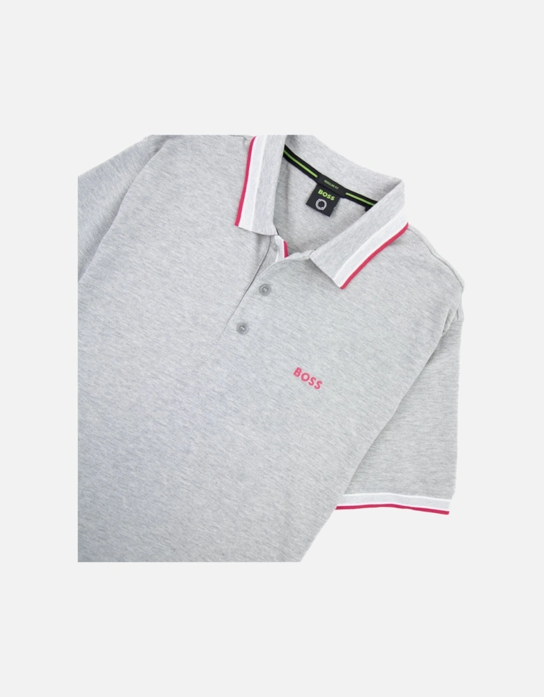 Paddy Embroidered Logo Polo Grey 060