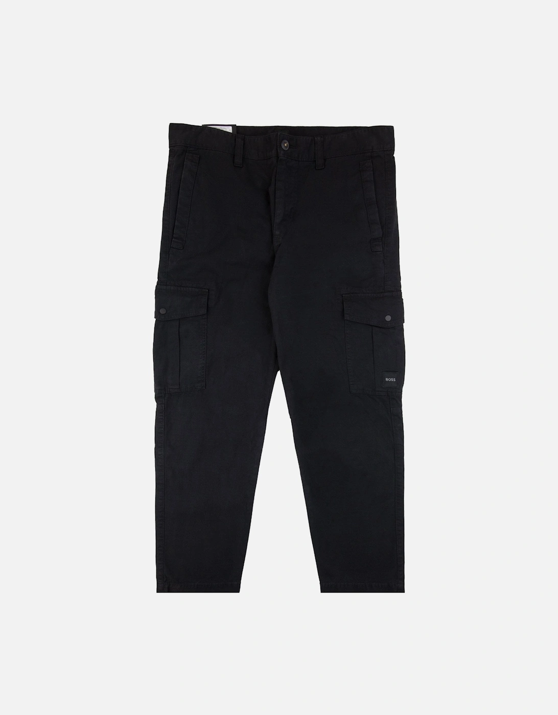 Sisla 5 Logo Patch Stretch Cargo Pants Black 001, 7 of 6