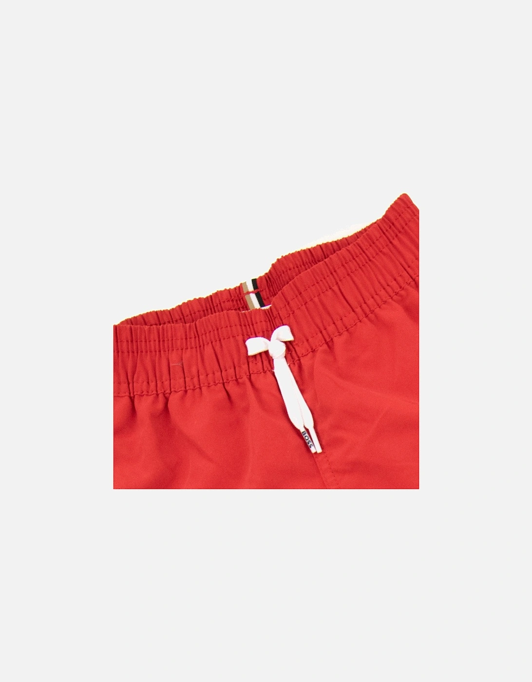 Kids Infant Logo Swim Shorts Red 991