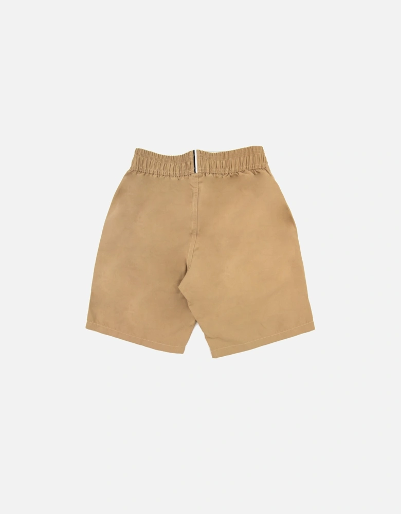 Kids Infant Logo Swim Shorts Beige 269