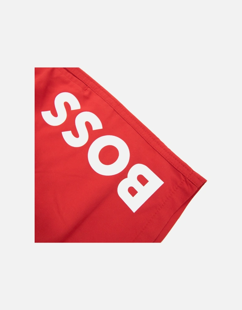 Kids Infant Logo Swim Shorts Red 991