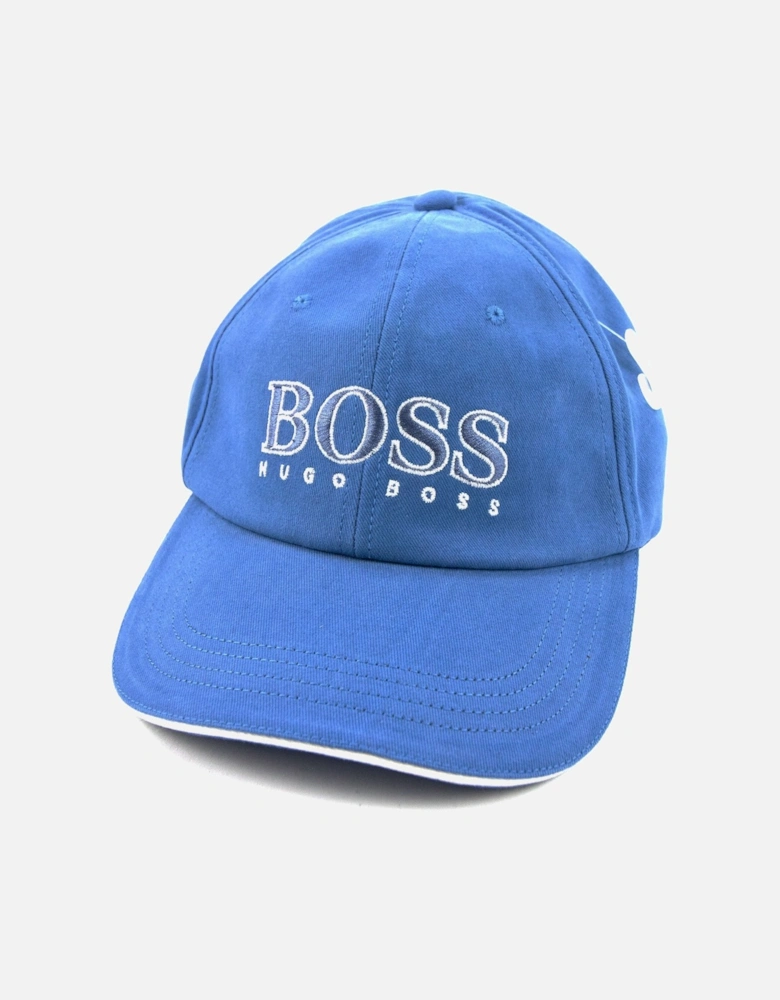 Kids Embroidered Logo Baseball Cap Baby Blue