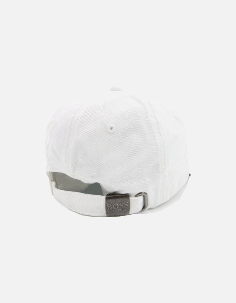 Embroidered Logo Cap White 001