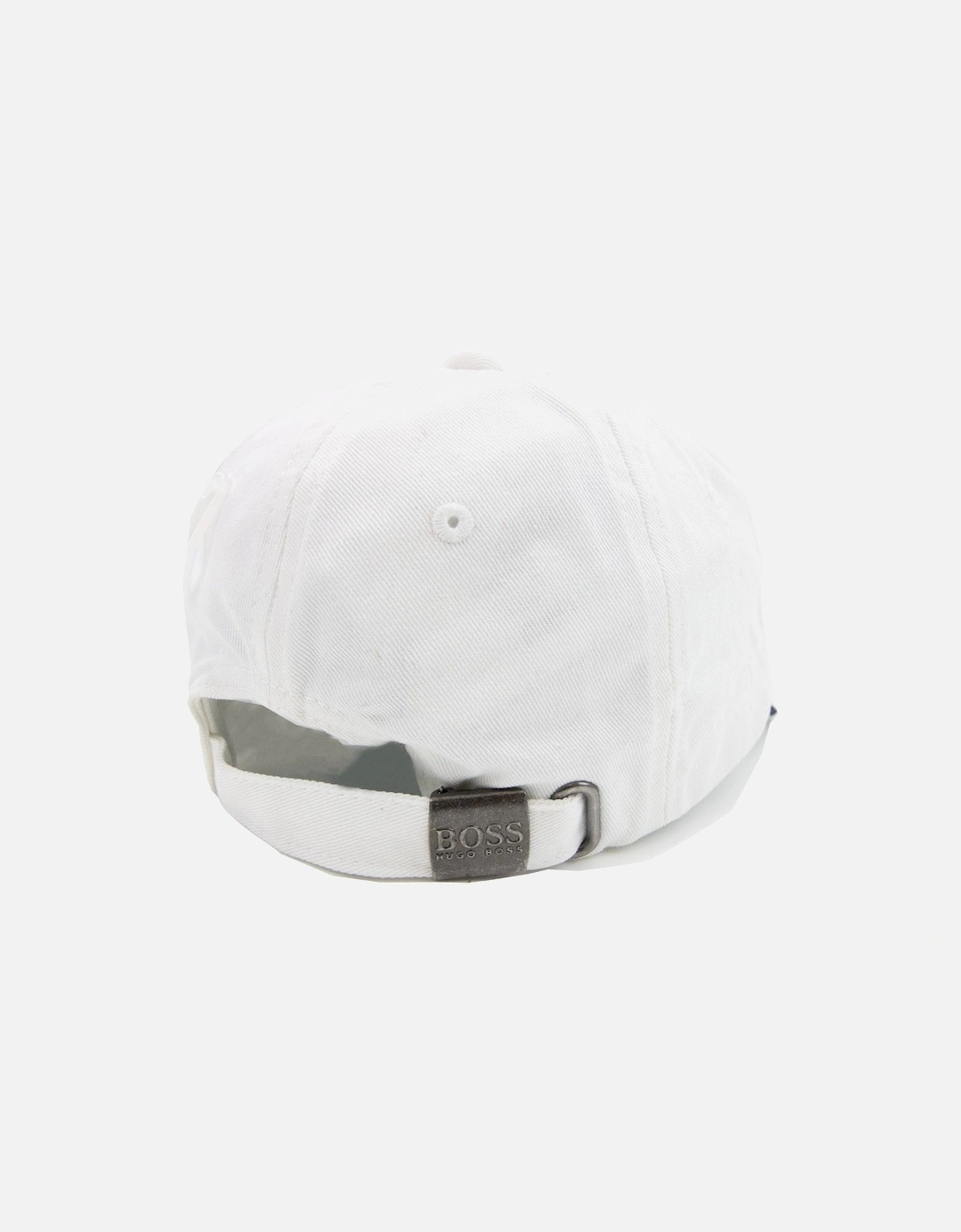 Embroidered Logo Cap White 001
