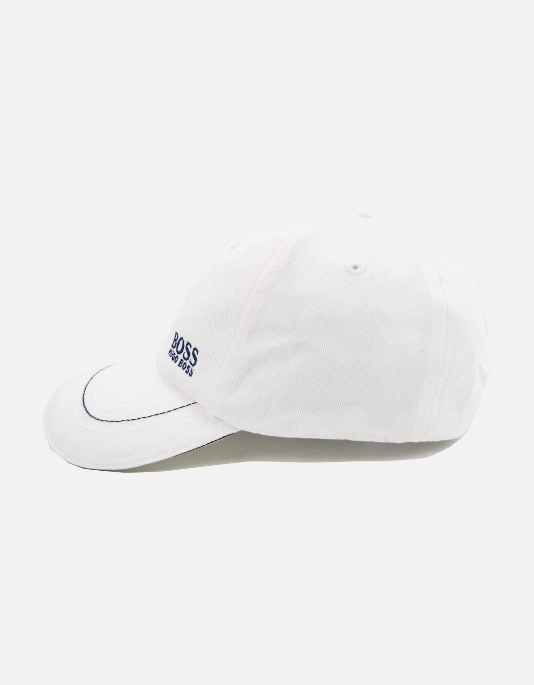 Embroidered Logo Cap White 001