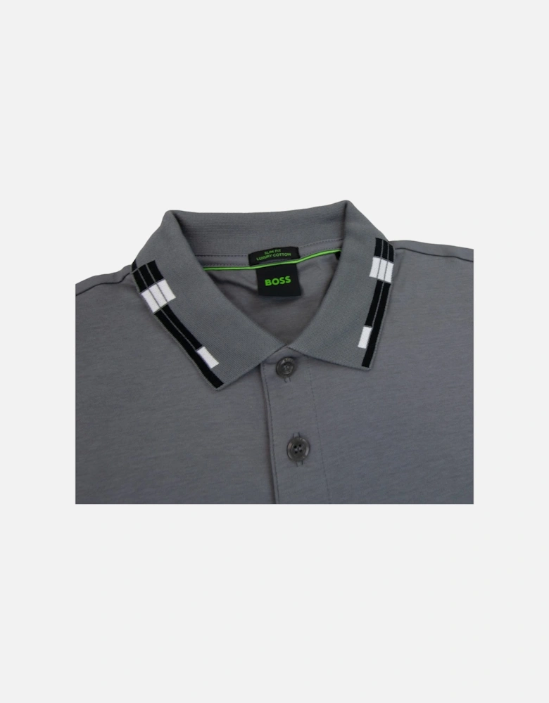 Paule Slim Fit Laxury Cotton Polo Grey 036