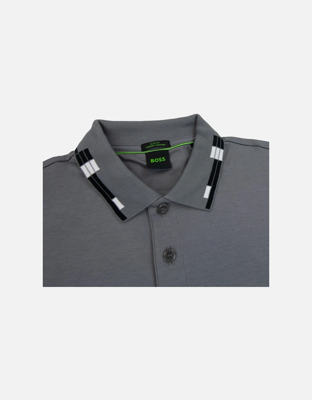 Paule Slim Fit Laxury Cotton Polo Grey 036