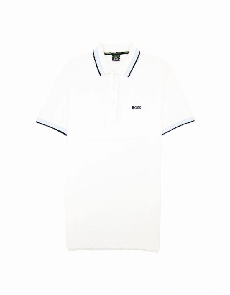 Paddy Embroidered Logo Polo White 103