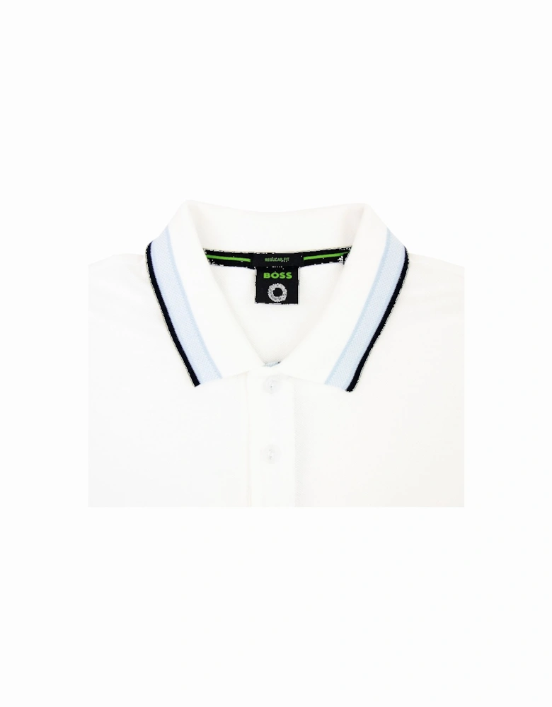 Paddy Embroidered Logo Polo White 103