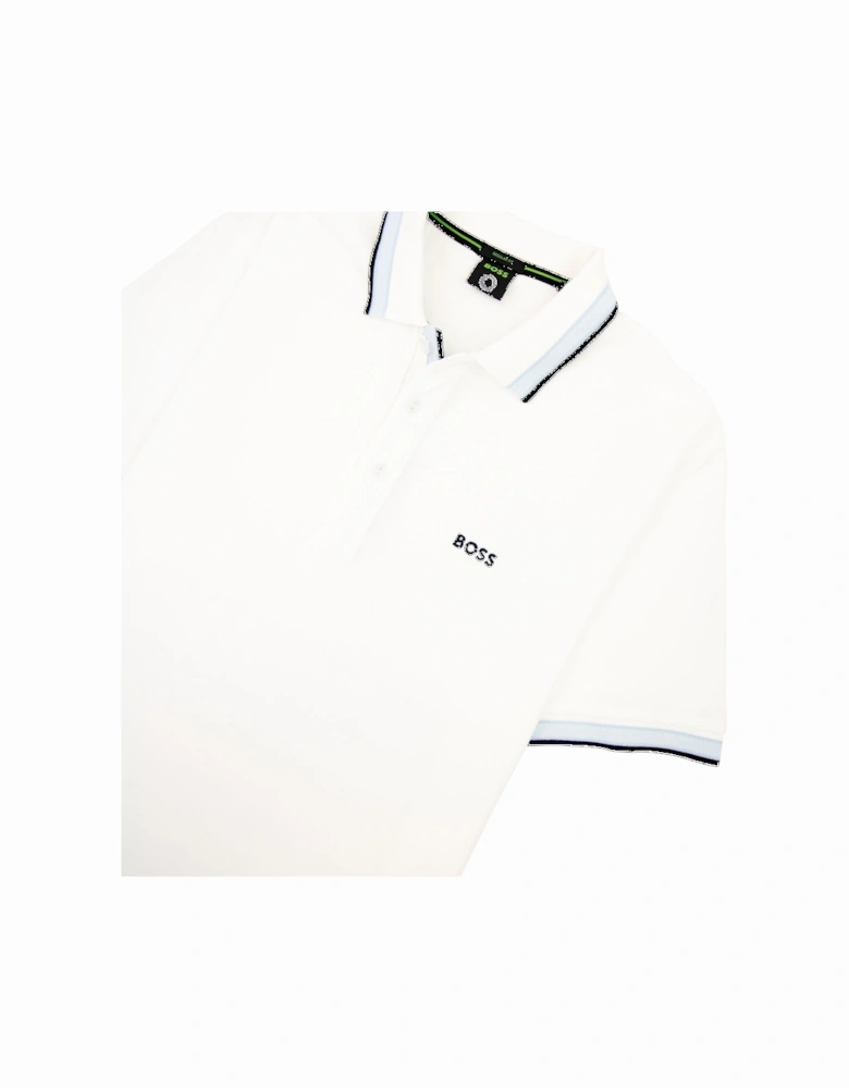 Paddy Embroidered Logo Polo White 103