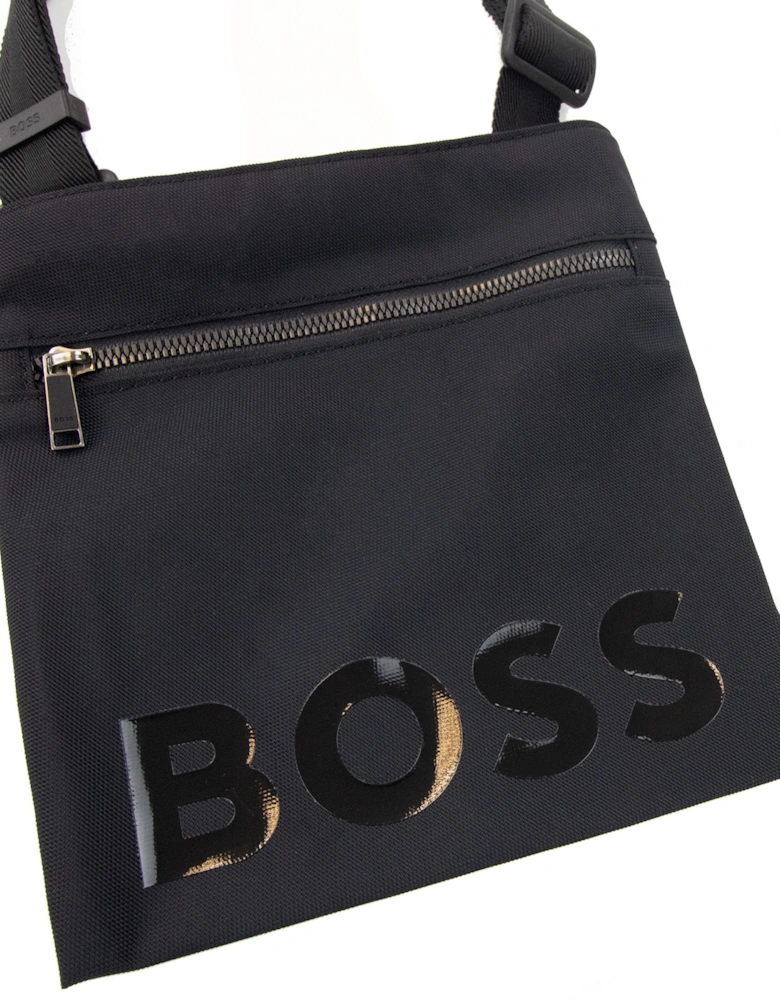 Catch Printed Logo Envelope Bag Black 001