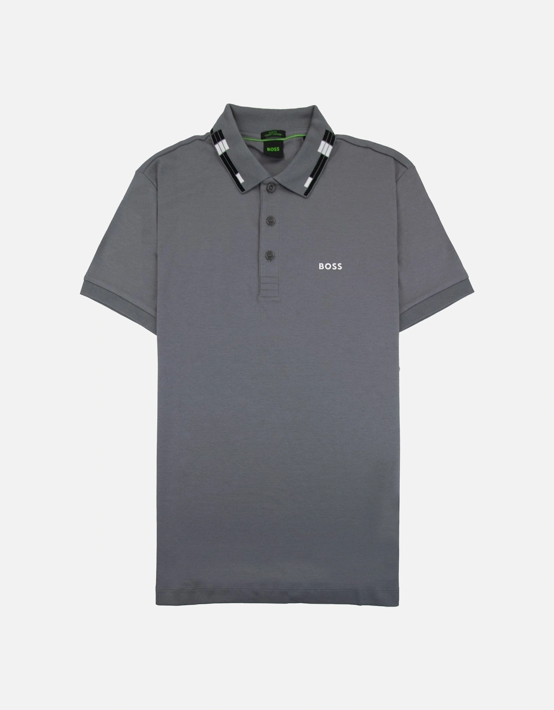 Paule Slim Fit Laxury Cotton Polo Grey 036, 5 of 4