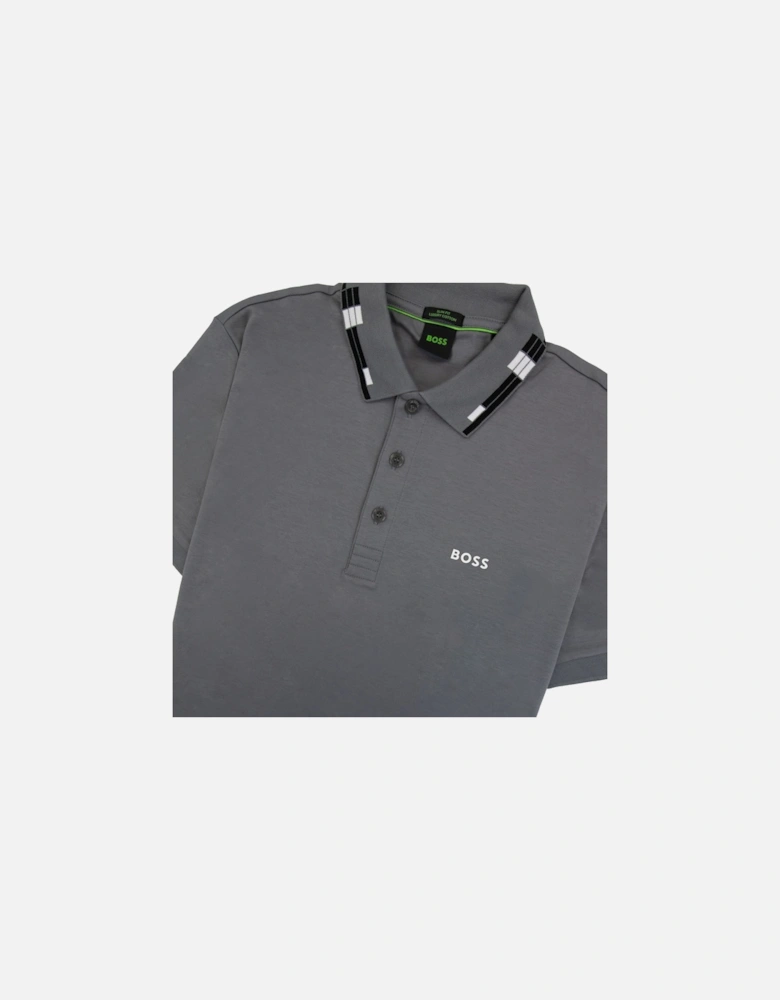 Paule Slim Fit Laxury Cotton Polo Grey 036