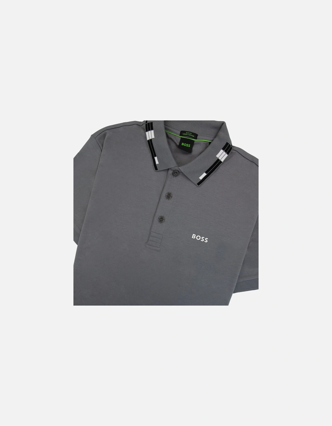 Paule Slim Fit Laxury Cotton Polo Grey 036