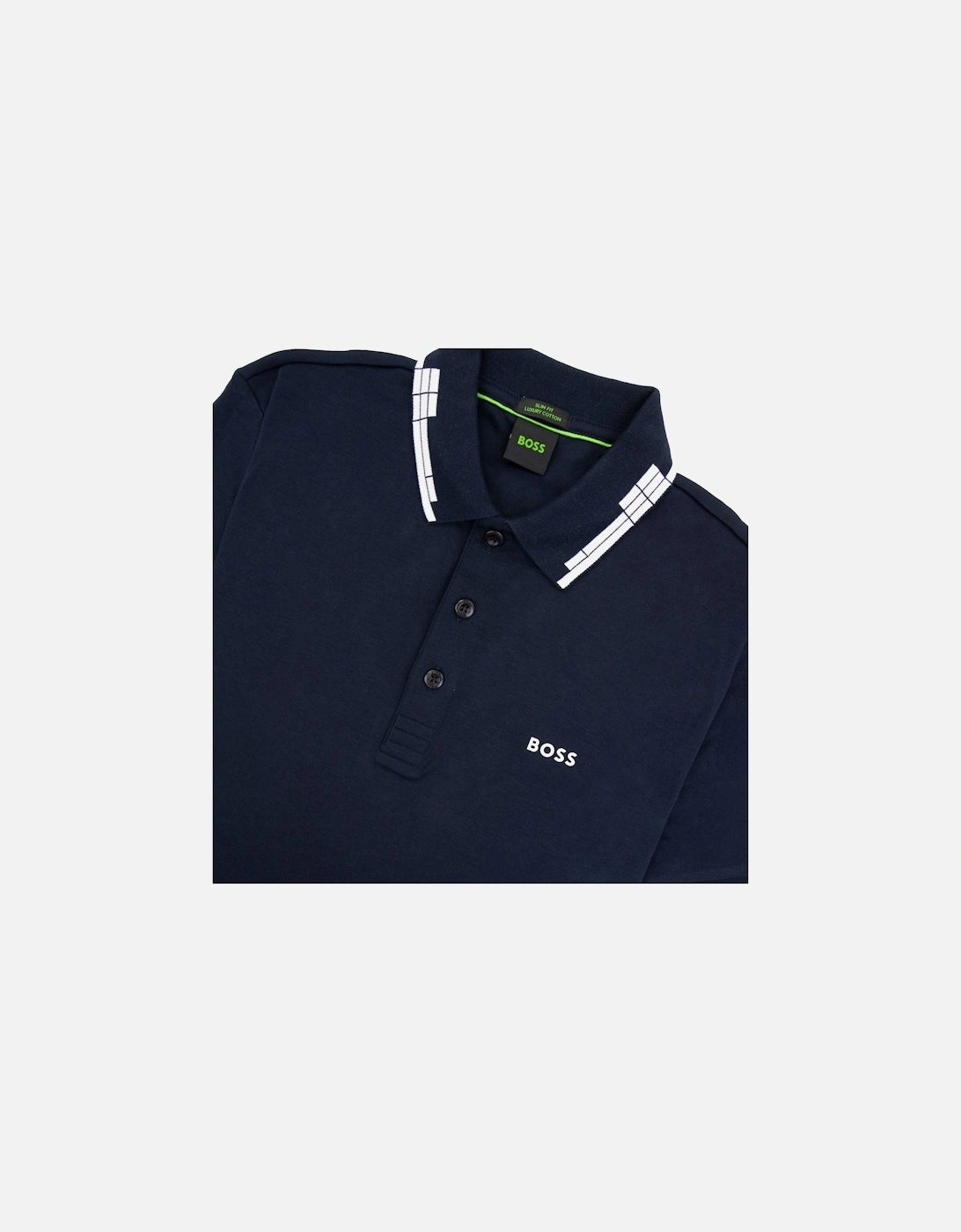 Paule Slim Fit Laxury Cotton Polo Navy 402