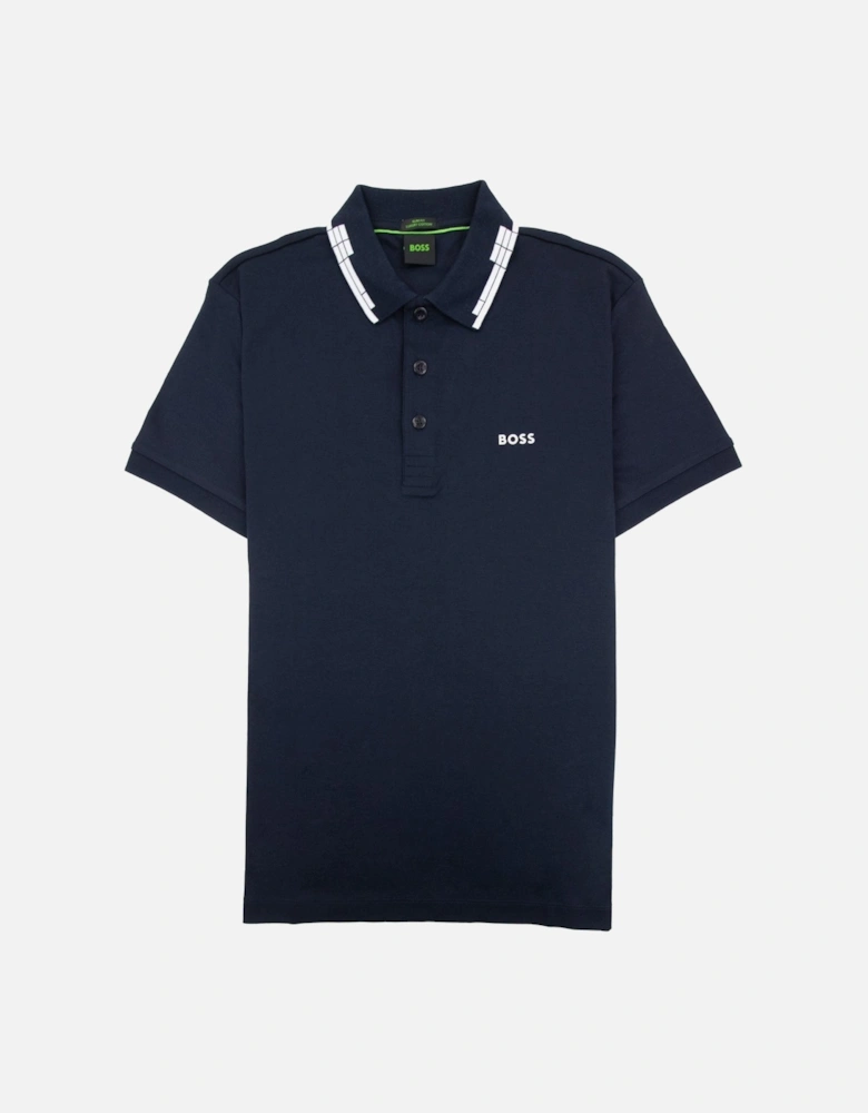 Paule Slim Fit Laxury Cotton Polo Navy 402