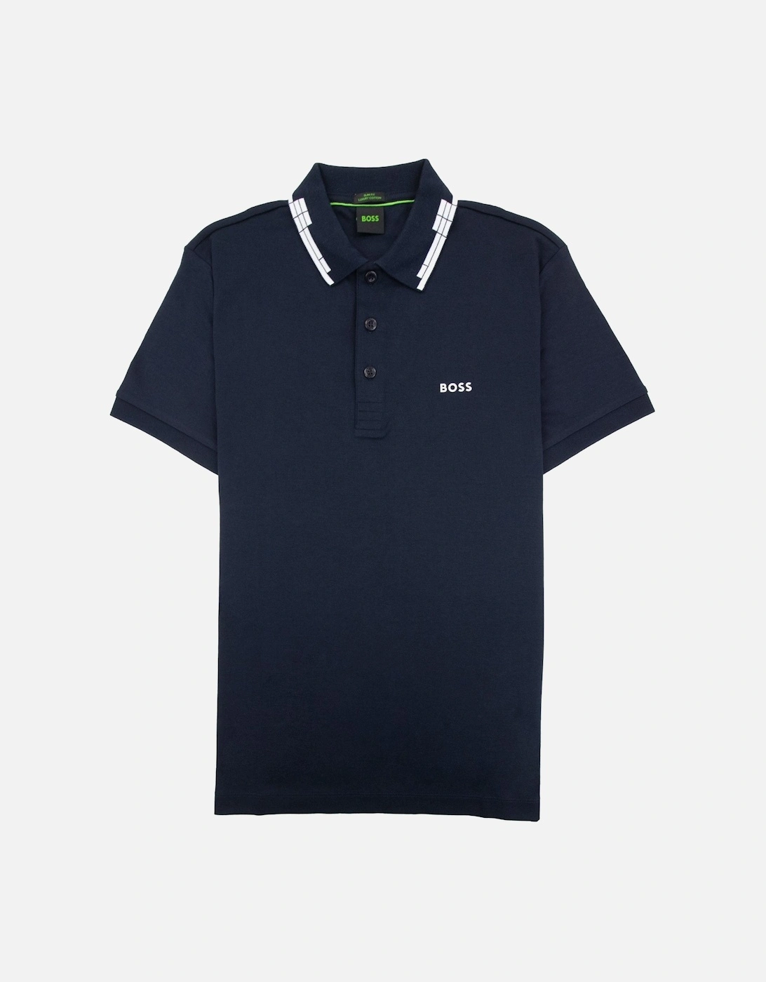 Paule Slim Fit Laxury Cotton Polo Navy 402, 5 of 4