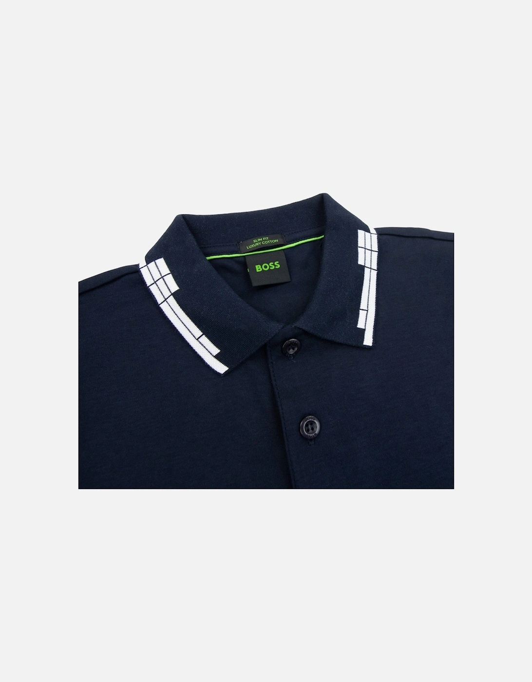 Paule Slim Fit Laxury Cotton Polo Navy 402