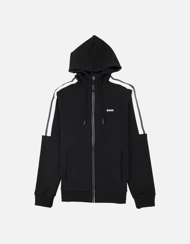 Saggy 1 Hoody Side Stripes Black 001