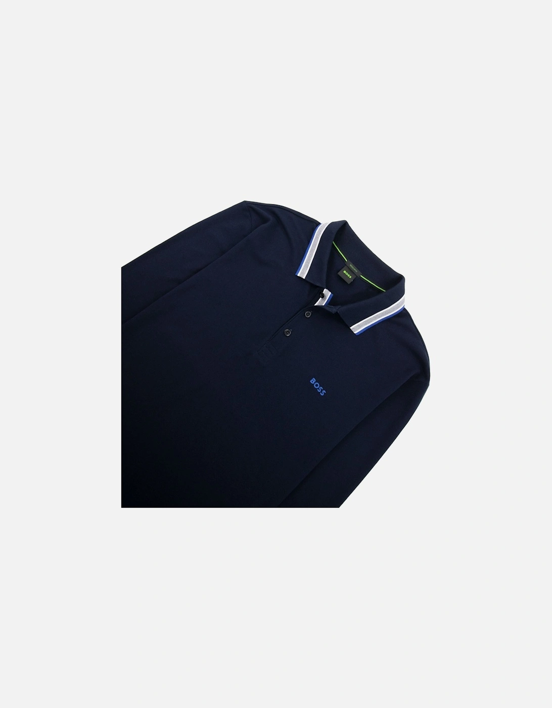 Plisy Regular Fit L/s Polo Navy 405