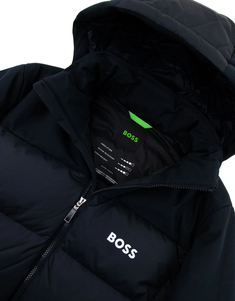 Hamar1 Logo Detail Down Jacket Navy 402