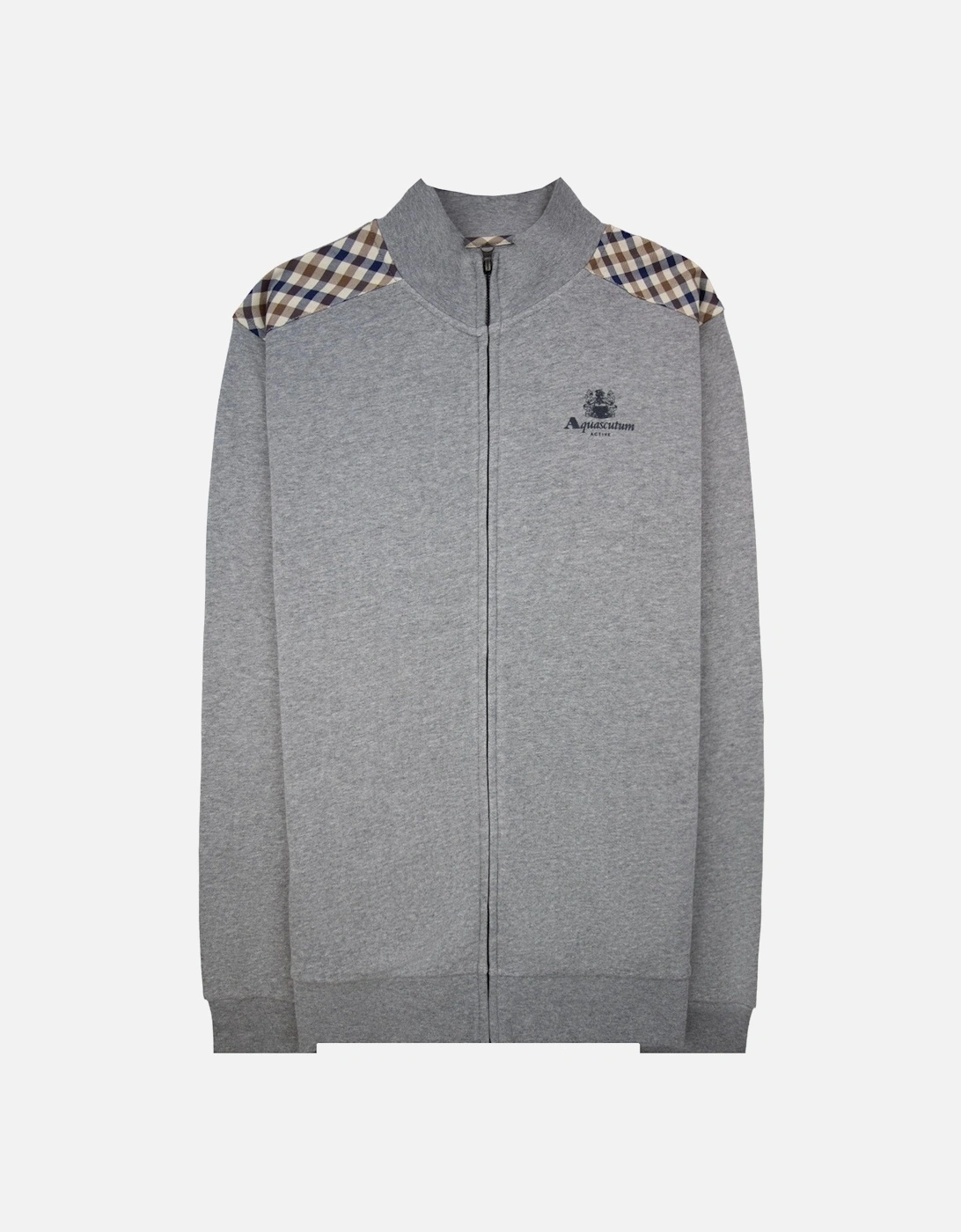 Cc Shoulder Fz Fleece Funnel Neck Dark Grey Melange 53, 7 of 6