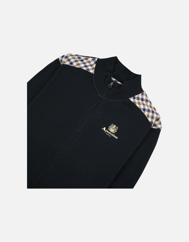 Cc Shoulder Fz Fleece Funnel Neck Black 16