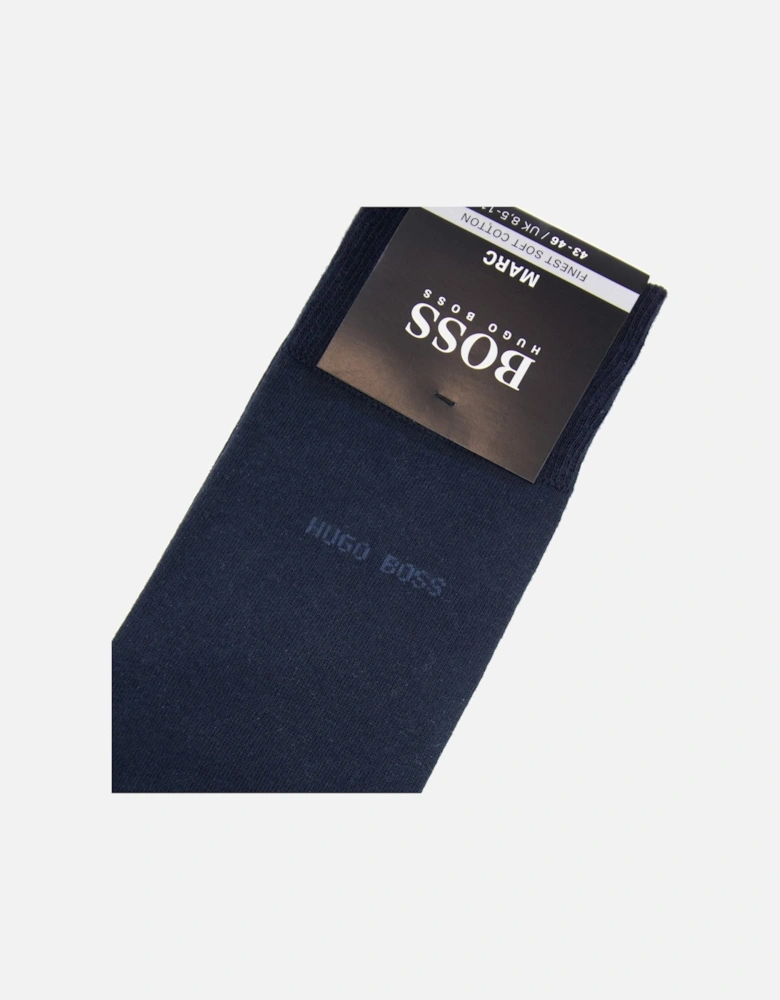 Finest Soft Cotton Socks Navy