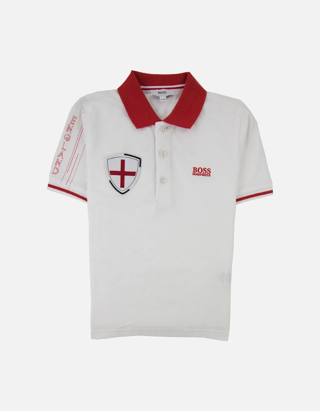 Kids World Cup England S/s Polo White, 3 of 2