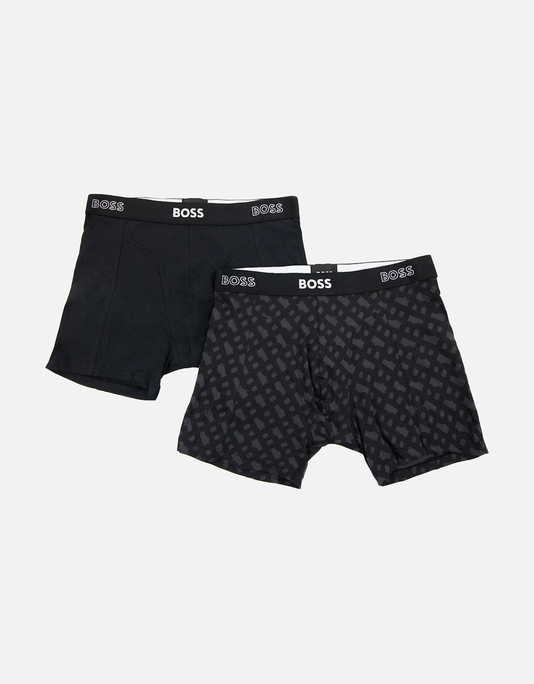 Two Pack Of Boxer Briefs With Logo Waistbands Black 001, 4 of 3